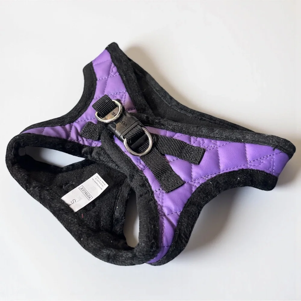 Voyager Step-In Plush Dog Harness Purple Small NWOT Reflective Vest NWOT